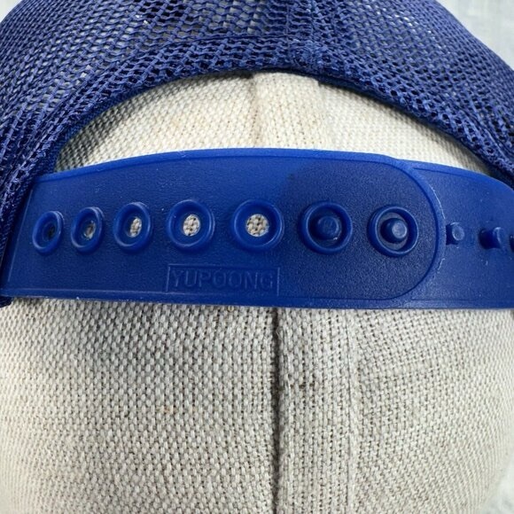 Labatts Blue Trucker Mesh Snapback Vtg Hat Cap - Picture 6 of 8